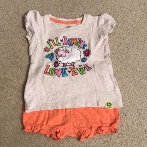 John Deere outfit and pajamas